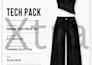 create professional fashion tech packs